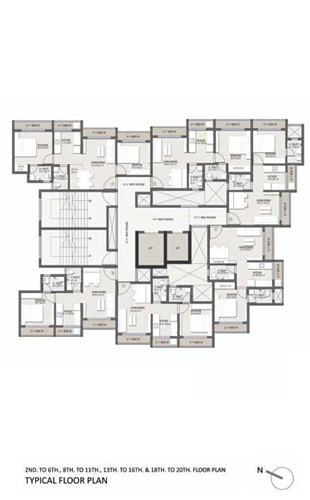 Nakshatra Nirvana Floor Plan 1A