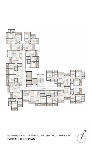 Nakshatra Nirvana Floor Plan 1B